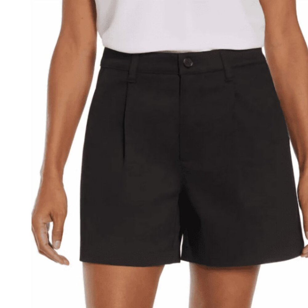 Banana Republic Women’s Pleat-Front Shorts – Black & Blue | Sizes 6, 8, 10